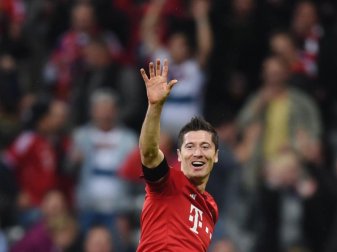 In 13 Bundesligaspielen gegen Wolfsburg hat Robert Lewandowski insgesamt 14 Tore erzielt. Foto: Andreas Gebert In 13 Bundesligaspielen gegen Wolfsburg hat Robert Lewandowski insgesamt 14 Tore erzielt. Foto: Andreas Gebert
