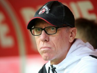 Mahnt zur Besonnenheit: FC-Trainer Peter Stöger Mahnt zur Besonnenheit: FC-Trainer Peter Stöger