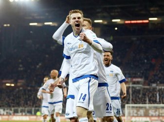 Thomas Bertels erzielte die 1:0-Führung für Paderborn Thomas Bertels erzielte die 1:0-Führung für Paderborn