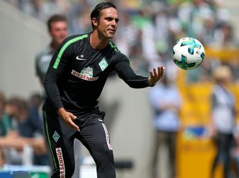 Werder-Trainer Alexander Nouri sieht keine Treffer Werder-Trainer Alexander Nouri sieht keine Treffer