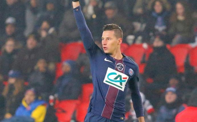 Mit Nationalspieler Julian Draxler kam Paris Saint-Germain nicht über ein 0:0 in Montpellier hinaus. Foto: Michel Euler