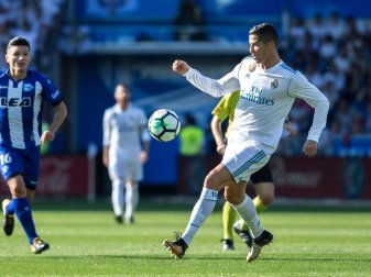 Mühte sich mit Real gegen Alaves zu einem 2:1: Cristiano Ronaldo. Foto: Ion Alcoba Beitia Mühte sich mit Real gegen Alaves zu einem 2:1: Cristiano Ronaldo. Foto: Ion Alcoba Beitia
