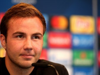 Mario Götze geht optimistisch ins Duell mit Real Madrid Mario Götze geht optimistisch ins Duell mit Real Madrid