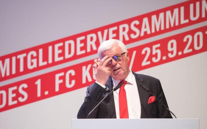 Werner Spinner ist der Präsident des 1. FC Köln. Foto: Marius Becker