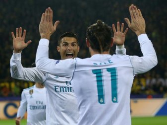 Real gewinnt dank Ronaldo und Bale erstmals in Dortmund Real gewinnt dank Ronaldo und Bale erstmals in Dortmund
