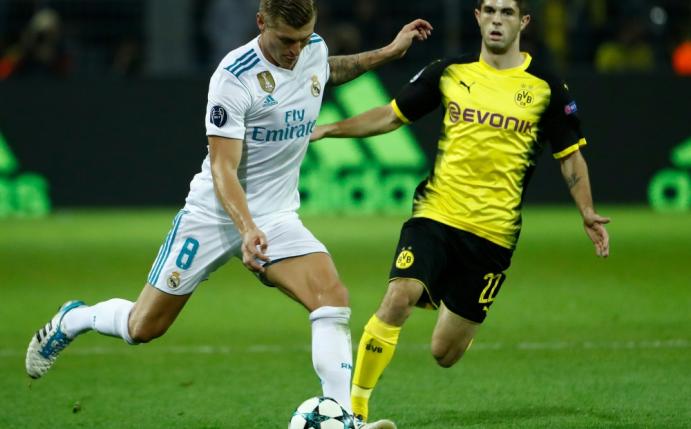 Toni Kroos ist nach dem Sieg gegen Dortmund zufrieden
