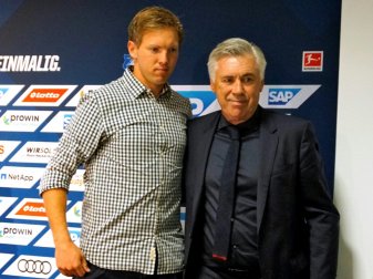 Nagelsmann (l.) wird als Ancelottis Nachfolger gehandelt Nagelsmann (l.) wird als Ancelottis Nachfolger gehandelt