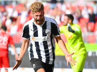 Lucas Höler traf doppelt für den SV Sandhausen. Foto: Uwe Anspach Lucas Höler traf doppelt für den SV Sandhausen. Foto: Uwe Anspach