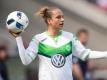 Babett Peter erzielte den Wolfsburger Siegtreffer. Foto: Marius Becker