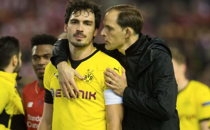 Der heutige Bayern-Profi Mats Hummels (l) trainierte bei Borussia Dortmund unter Thomas Tuchel. Foto: Bernd Thissen