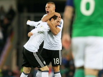 Torschützen unter sich: Kimmich und Ruby jubeln