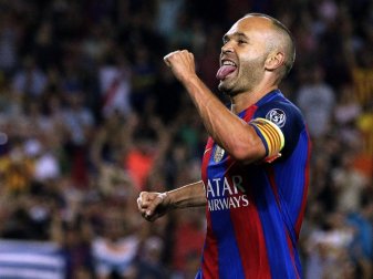 Andrés Iniesta hat beim FC Barcelona einen lebenslangen Vertrag unterschrieben. Foto: Alberto Estevez