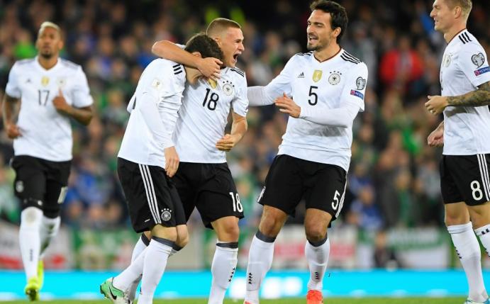 Das DFB-Team holte sich in Nordirland das WM-Ticket