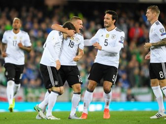 Das DFB-Team holte sich in Nordirland das WM-Ticket Das DFB-Team holte sich in Nordirland das WM-Ticket