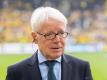 Hat HSV-Investor Kühne für dessen Personalpolitik kritisiert: BVB- und Liga-Präsident Reinhard Rauball. Foto: Guido Kirchner