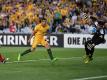 Tim Cahill erzielte beide Treffer für Australien. Foto: David Moir