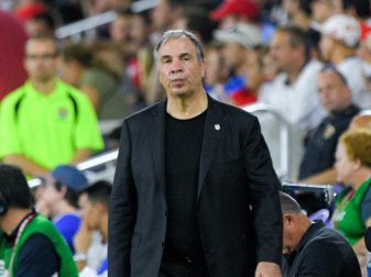 Das US-Team von Coach Bruce Arena verlor im letzten Gruppenspiel bei Trinidad und Tobago mit 1:2. Foto: Scott A. Miller Das US-Team von Coach Bruce Arena verlor im letzten Gruppenspiel bei Trinidad und Tobago mit 1:2. Foto: Scott A. Miller