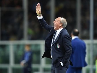 Trainer Gian Piero Ventura muss mit Italien noch die Playoffs überstehen. Foto: Alessandro Di Marco Trainer Gian Piero Ventura muss mit Italien noch die Playoffs überstehen. Foto: Alessandro Di Marco