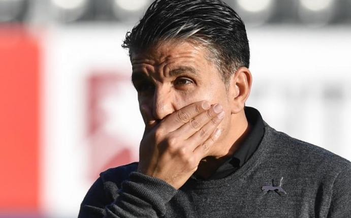 Sieht den Trainerwechsel beim VfL Bochum nicht als Vorteil für sein Team: Sandhausen-Coach Kenan Kocak. Foto: Thomas Kienzle