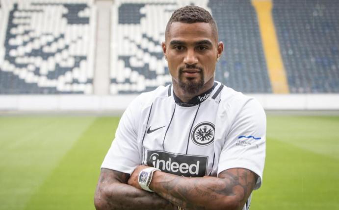 Wurde bereits Opfer rassistischer Anfeindungen: Eintracht-Profi Kevin-Prince Boateng. Foto: Frank Rumpenhorst