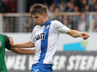 Björn Rother bringt den 1. FC Magdeburg in Führung Björn Rother bringt den 1. FC Magdeburg in Führung