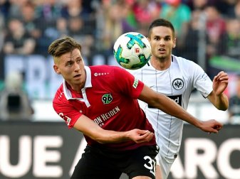 Hannover verliert gegen Frankfurt mit 1:2 Hannover verliert gegen Frankfurt mit 1:2