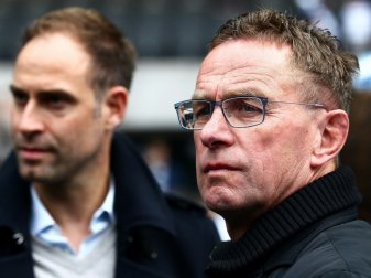 Mintzlaff (l.) glaubt an einen Verbleib Rangnicks (r.) Mintzlaff (l.) glaubt an einen Verbleib Rangnicks (r.)