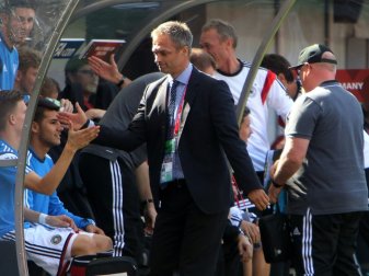 Christian Wück steht mit seinem Team im Viertelfinale Christian Wück steht mit seinem Team im Viertelfinale