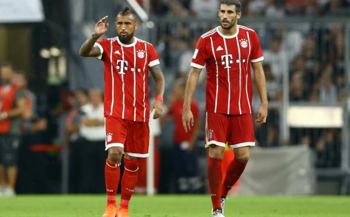 Vidal (li.) steht den Bayern wieder zur Verfügung