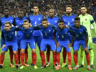 Die Franzosen spielen gegen das Team aus Wales Die Franzosen spielen gegen das Team aus Wales