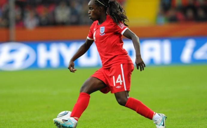 Der englische Fußballverband FA hat sich bei Eniola Aluko entschuldigt. Foto: Thomas Eisenhuth