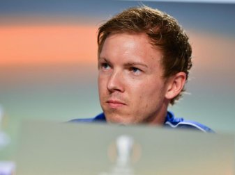 Hoffenheims Trainer Julian Nagelsmann wartet auf den ersten Sieg auf internationaler Bühne. Foto: Uwe Anspach