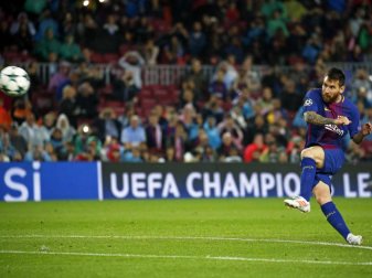 Lionel Messi erzielte sein 100. Europapokal-Tor. Foto: Joan Valls/Urbanandsport/Gtreson