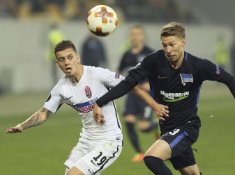 Hertha BSC kassierte eine bittere Auswärtspleite in der Europa League. Foto: Yevheniy Kravs Hertha BSC kassierte eine bittere Auswärtspleite in der Europa League. Foto: Yevheniy Kravs