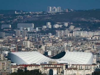 Das Stade Velodrom in Marseille Das Stade Velodrom in Marseille