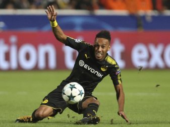 Tritt die Reise nach Magdeburg nicht an: Dortmunds Pierre-Emerick Aubameyang. Foto: Petros Karadjias Tritt die Reise nach Magdeburg nicht an: Dortmunds Pierre-Emerick Aubameyang. Foto: Petros Karadjias