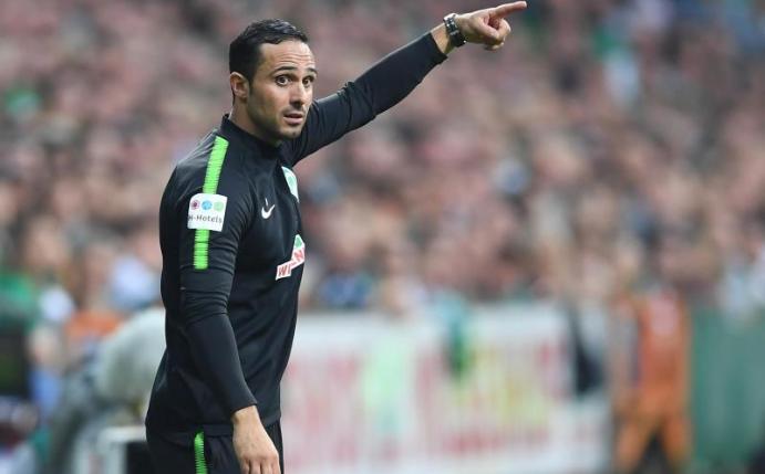 Bremens Trainer Alexander Nouri ist nach einer langen Negativ-Serie zum Siegen verdammt. Foto: Carmen Jaspersen