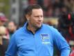 Will nicht in Panik verfallen: Hertha-Trainer Pal Dardai. Foto: Patrick Seeger