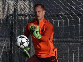Hütet beim FC Barcelona das Tor: Nationalkeeper Marc-André ter Stegen. Foto: Manu Fernandez Hütet beim FC Barcelona das Tor: Nationalkeeper Marc-André ter Stegen. Foto: Manu Fernandez