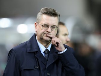 Uneins mit den Schiedsrichter-Bossen: Reinhard Grindel