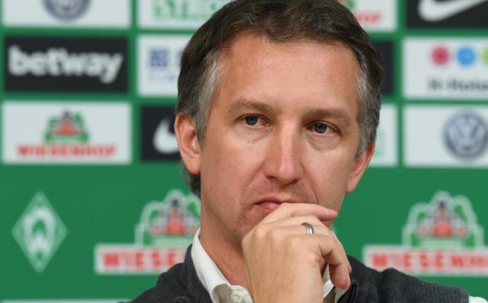 Bekam von Aufsichtsratschef Bode den Rücken gestärkt: Werder-Sportchef Frank Baumann. Foto: Carmen Jaspersen