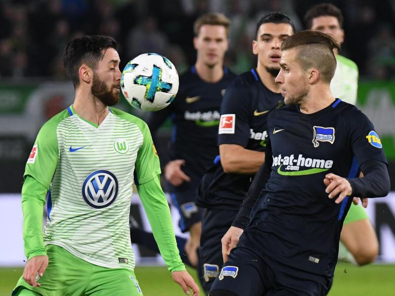 Der VfL Wolfsburg und Hertha BSC trennten sich 3:3. Foto: Peter Steffen