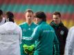 Joachim Löw bereitet seine Spieler auf die Partie in England vor. Foto: Soeren Stache