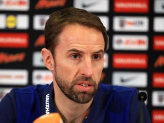 England-Coach Gareth Southgate freut sich auf das Kräftemessen mit dem DFB-Team. Foto: Mike Egerton England-Coach Gareth Southgate freut sich auf das Kräftemessen mit dem DFB-Team. Foto: Mike Egerton