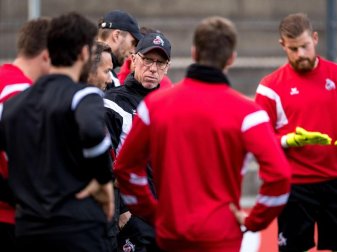 Die Kölner Spieler wollen sich auf die Bundesliga konzentrieren. Foto: Marius Becker Die Kölner Spieler wollen sich auf die Bundesliga konzentrieren. Foto: Marius Becker