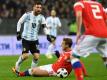 Messi (l.) und Co. zu stark für WM-Gastgeber Russland