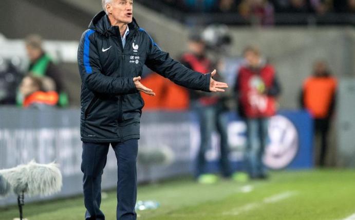 ist mit der Entwicklung seiner Mannschaft sehr zufrieden: Frankreichs Trainer Didier Deschamps. Foto: Marius Becker