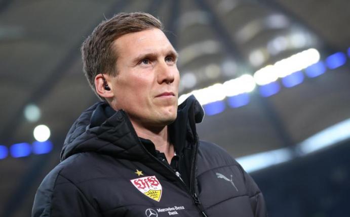 Trainer Hannes Wolf hatte den VfB Stuttgart zurück in die Fußball-Bundesliga geführt. Foto: Chrisitan Charisius