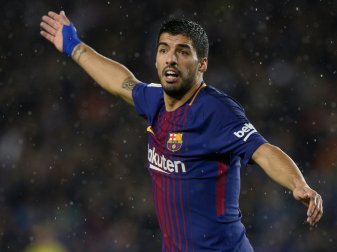 Suarez traf zweimal für den Tabellenführer Suarez traf zweimal für den Tabellenführer