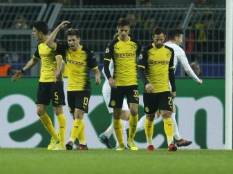 Trotz 1:0-Pausenführung verlor der BVB im eigenen Stadion mit 1:2 gegen Tottenham Hotspur. Foto: Ina Fassbender Trotz 1:0-Pausenführung verlor der BVB im eigenen Stadion mit 1:2 gegen Tottenham Hotspur. Foto: Ina Fassbender